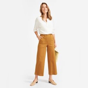 The Wide Leg Crop Utility Pant